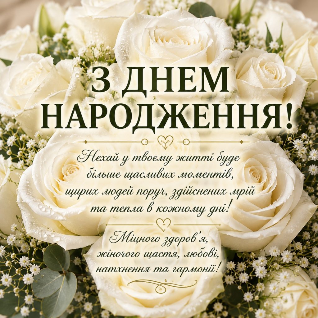Привітання з днем народження подрузі своїми словами - щирі, душевні та по-справжньому особливі та картинки