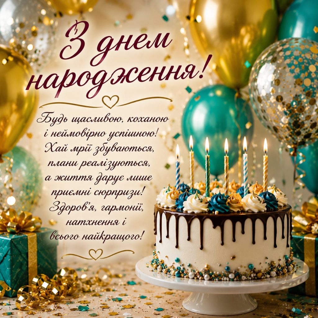 Привітання з днем народження подрузі своїми словами - щирі, душевні та по-справжньому особливі та картинки