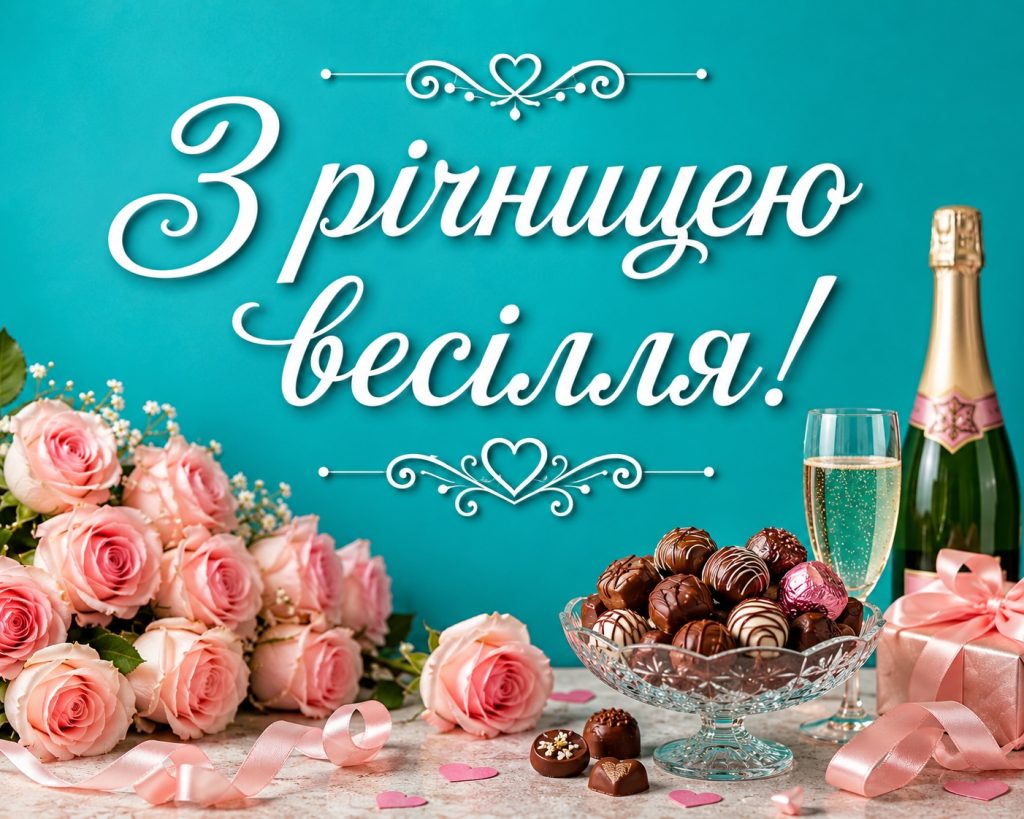 Привітання з річницею весілля своїми словами – теплі побажання до сліз, листівки та картинки