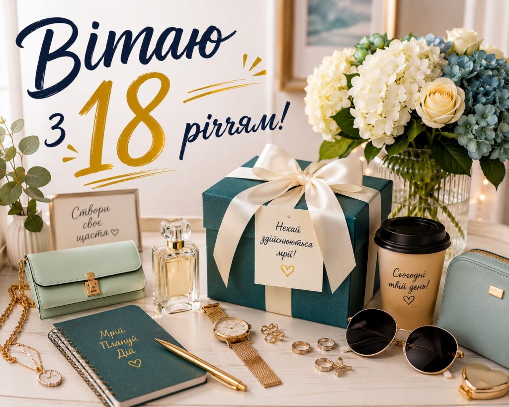 Привітання з 18 річчям дівчині своїми словами – красиві, зворушливі, прикольні привітання, картинки та листівки