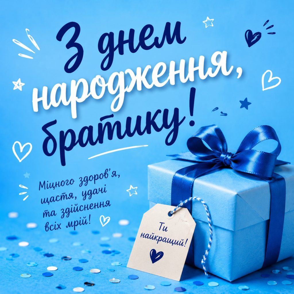 Привітання з днем народження брату від сестри до сліз. Щирі слова та картинки