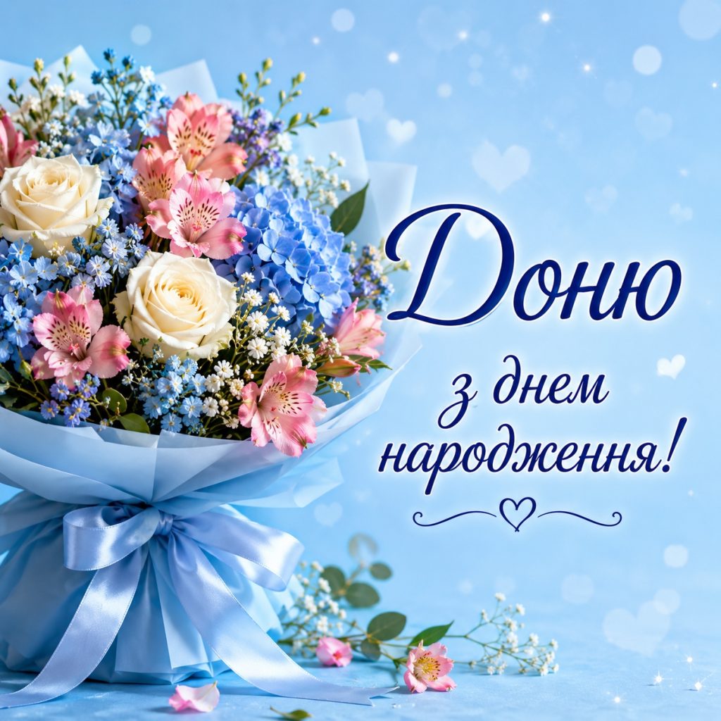 Привітання з днем народження донечці від мами своїми словами, до сліз