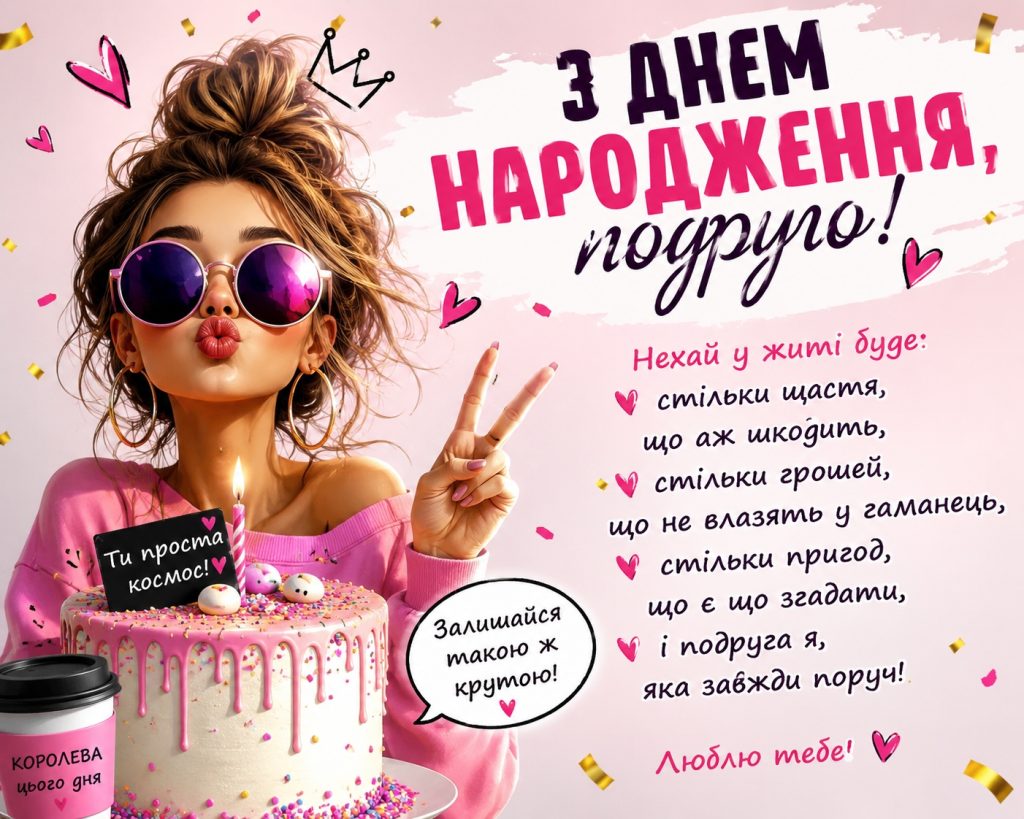 Прикольні привітання з днем народження своїми словами: смішні побажання для рідних і друзів та картинки