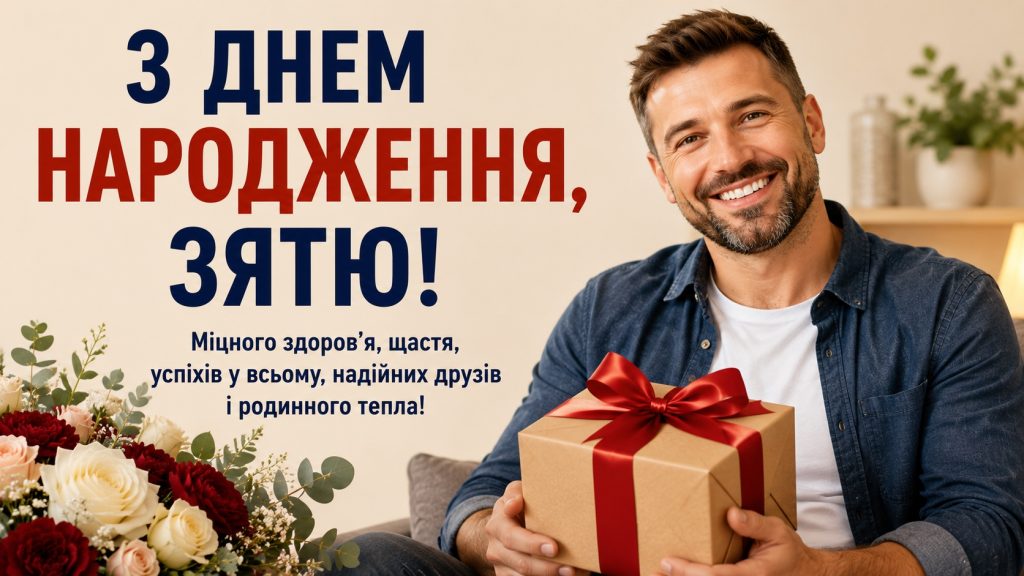 Найкращі привітання з днем народження зятю від тещі своїми словами та картинки