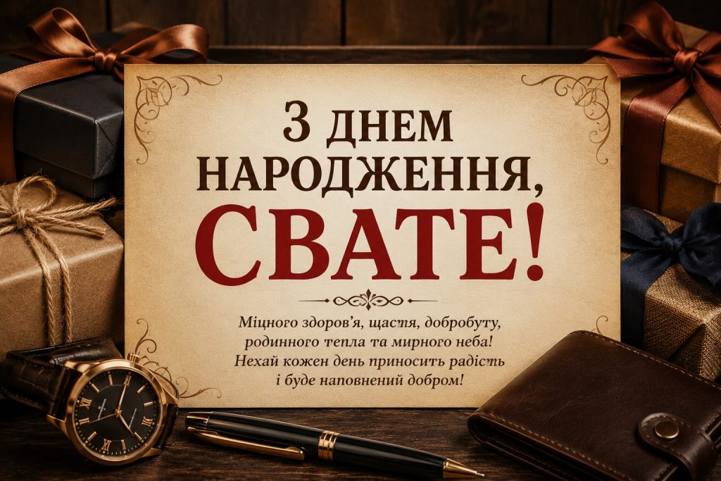Привітання з днем народження свату від свахи своїми словами — щирі побажання від душі та картинки