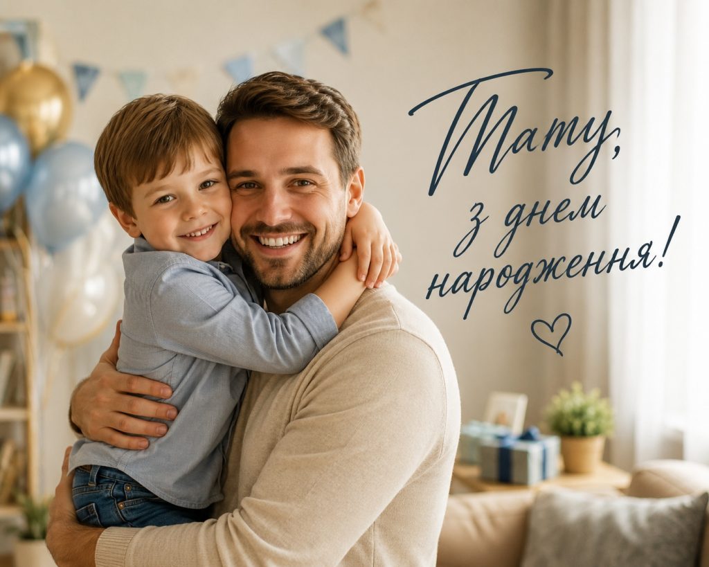 Привітання для тата з днем народження — щирі слова для найдорожчої людини та картинки