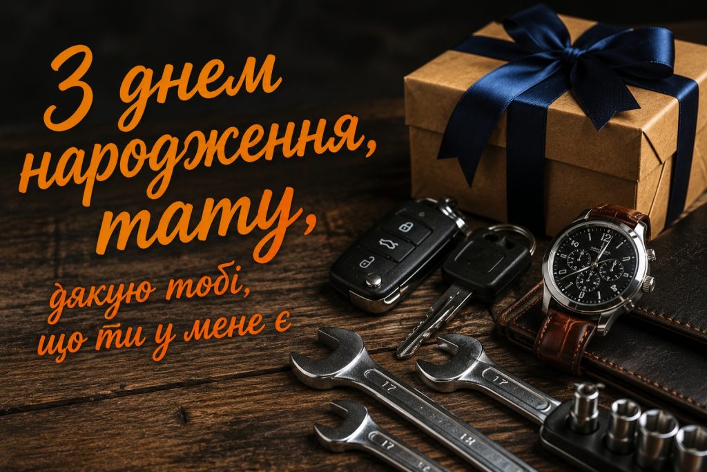 Привітання для тата з днем народження — щирі слова для найдорожчої людини та картинки