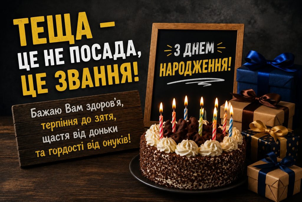 Привітання з днем народження тещі своїми словами — найтепліші побажання від щирого серця та картинки